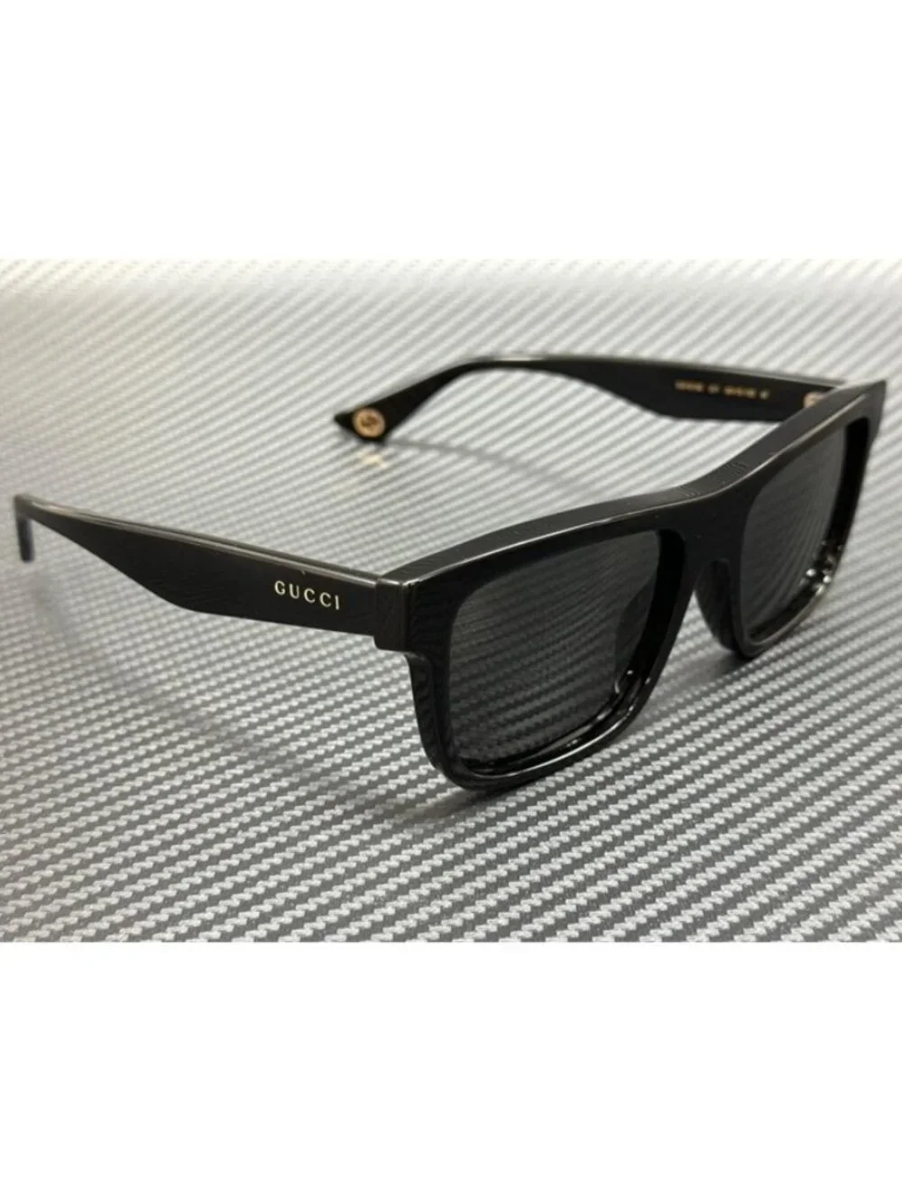 New Gucci Men Black Sunglasses 56-18-150